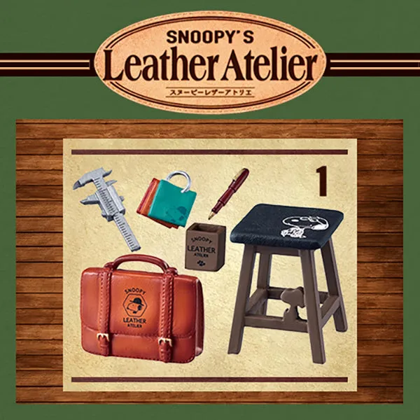 Rare 2020 Re-Ment Snoopy Leather Atelier (Sold Individually) <Free Shipping>