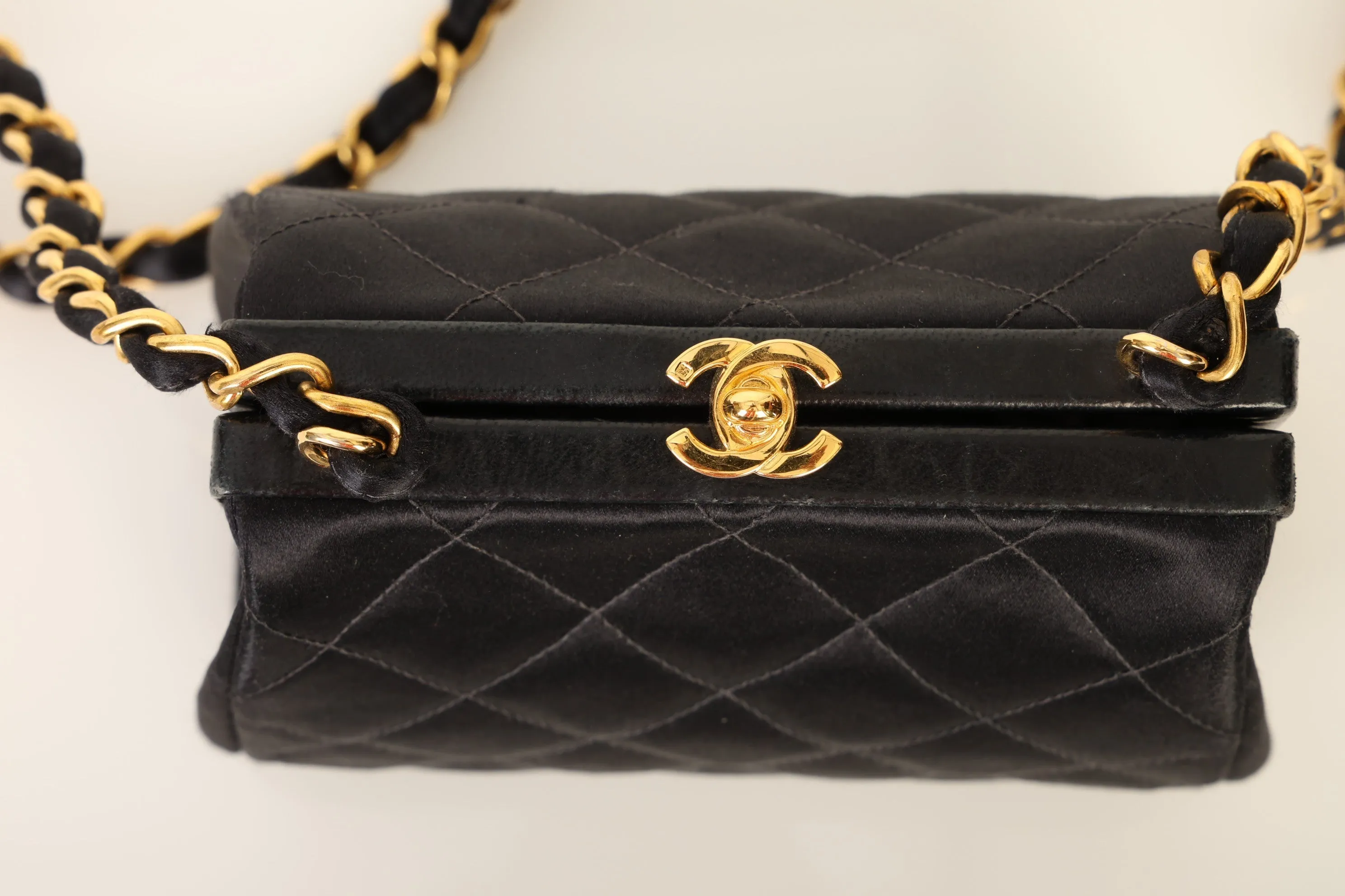 Rare CL 1996 Satin Mini Crossbody Bag