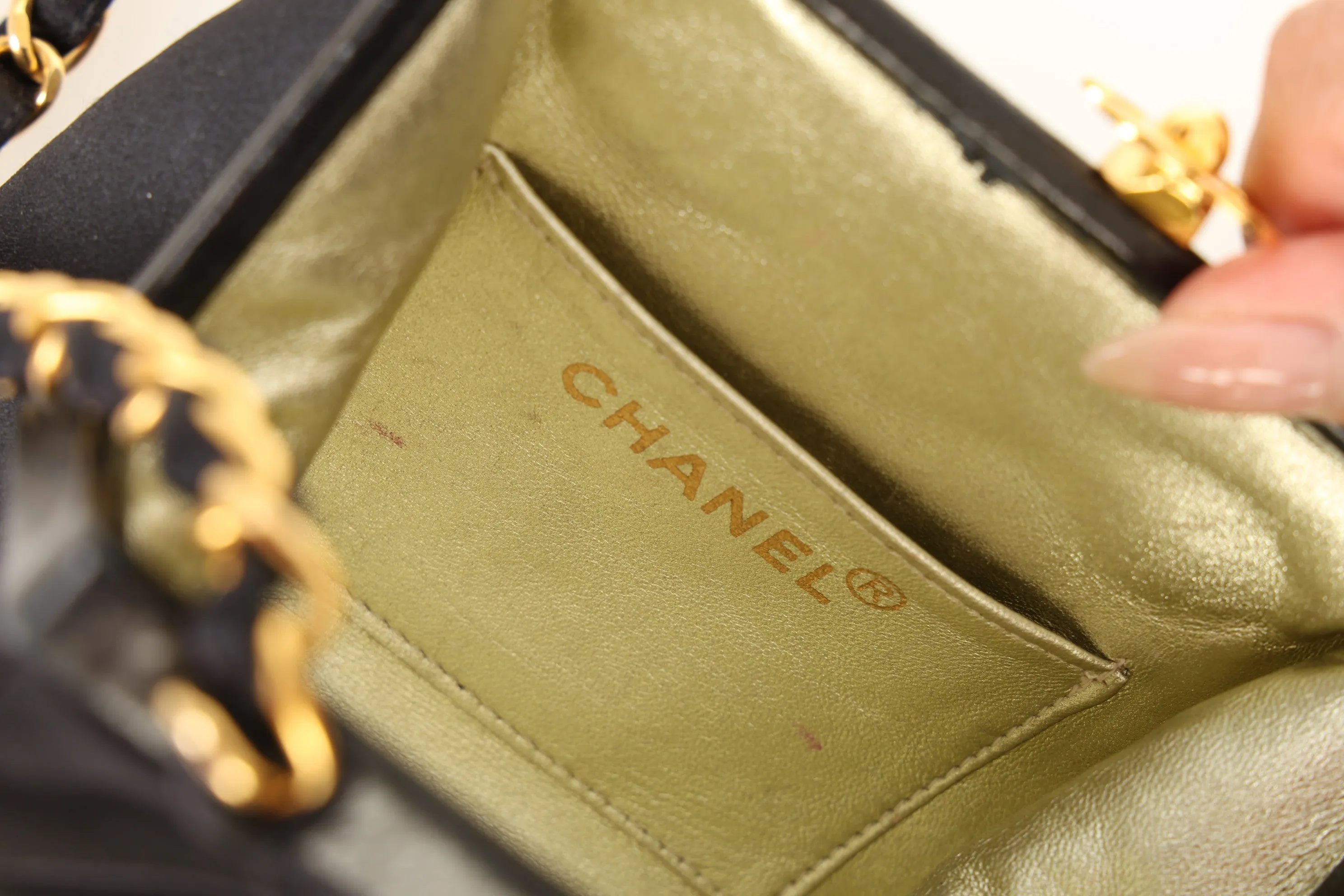 Rare CL 1996 Satin Mini Crossbody Bag