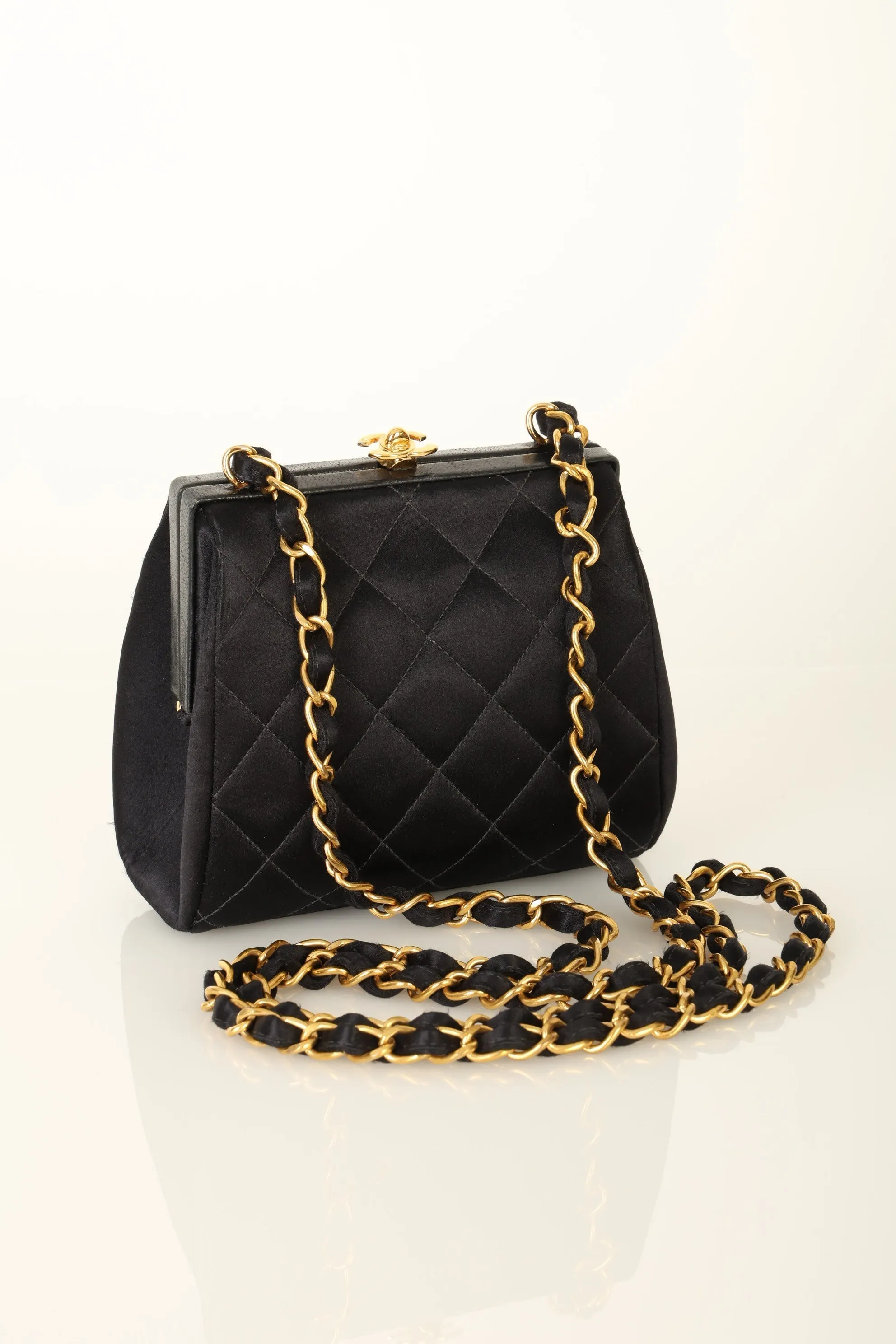 Rare CL 1996 Satin Mini Crossbody Bag