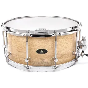 RBH Prestige Solid Birdseye Maple Snare Drum 14x6.5 w/Cherry Rings