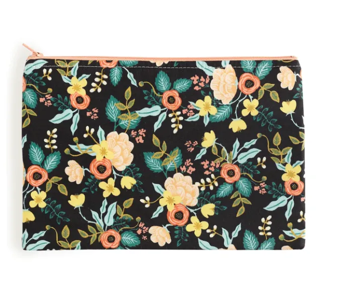 Rifle Paper Pattern Designed Pouches