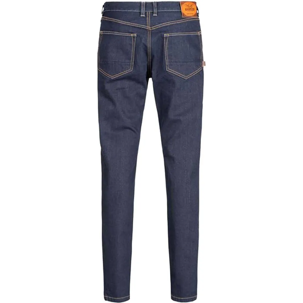 Rokker Rokkertech Raw Straight Fit Denim Jeans Blue