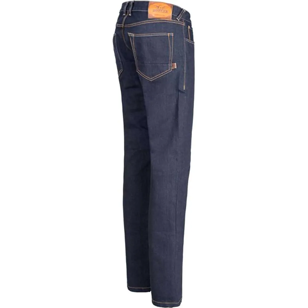 Rokker Rokkertech Raw Straight Fit Denim Jeans Blue