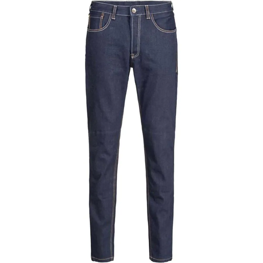 Rokker Rokkertech Raw Straight Fit Denim Jeans Blue