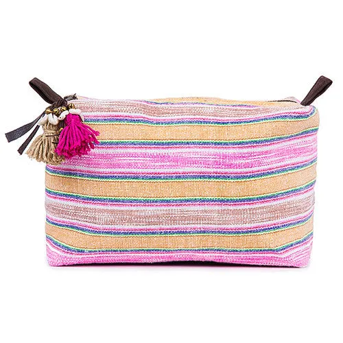 Samui Cosmetic L Puka Tassel Sand/Pink