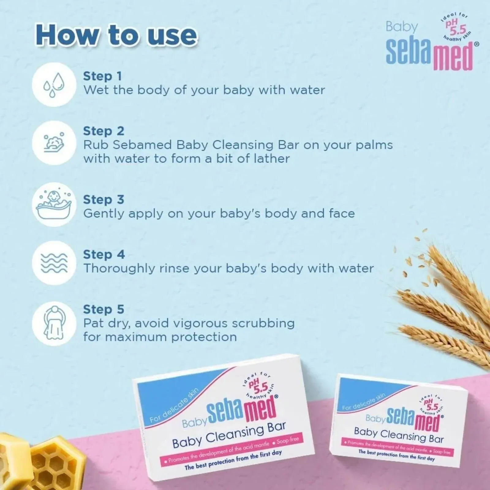 Sebamed Baby Cleansing Bar 100g