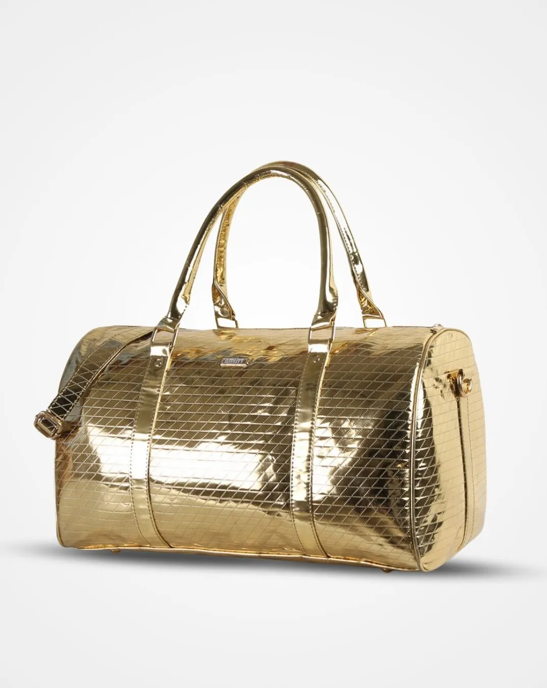 SHIMMER GOLD CABIN BAG WITH TOILETRY KIT - CARRY-ON LUGGAGE