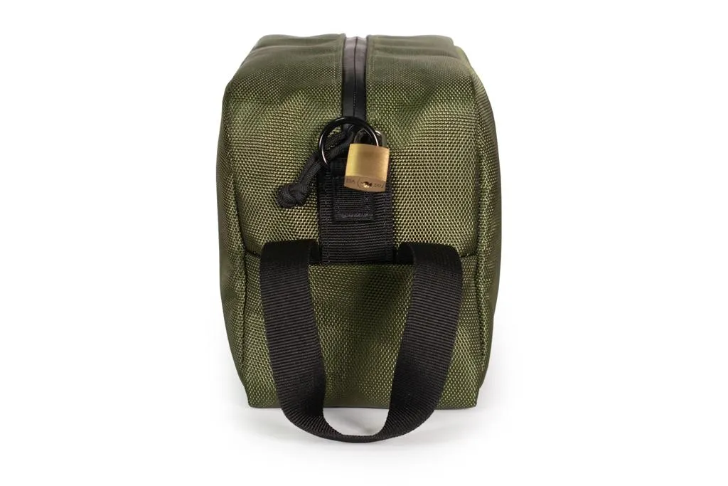 SMELL PROOF BAG - TOILETRY IN OD GREEN BALLISTIC