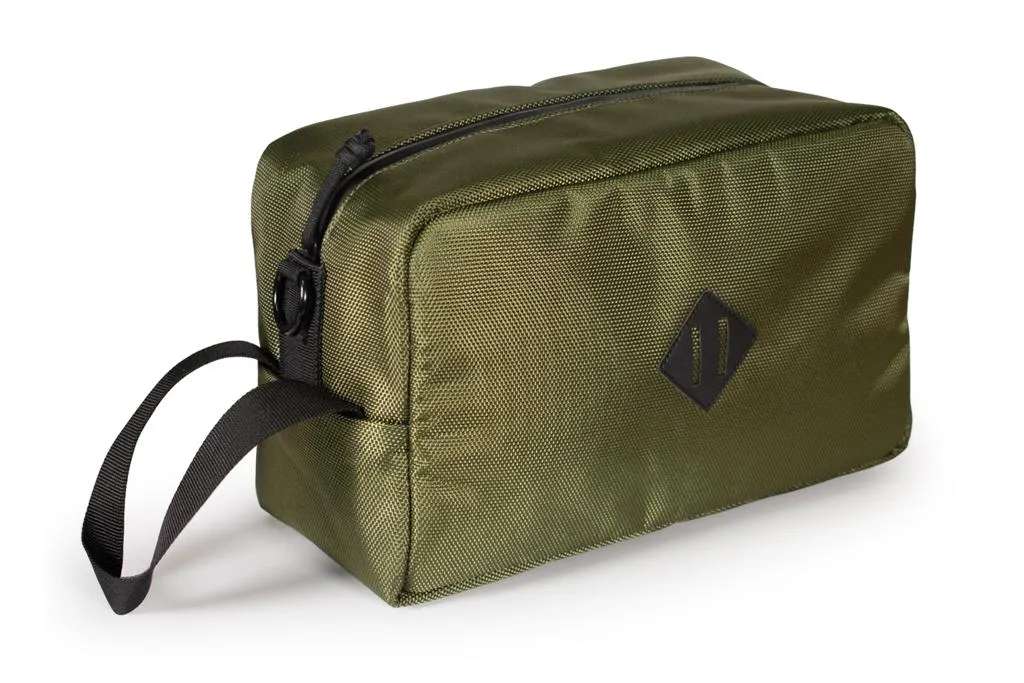 SMELL PROOF BAG - TOILETRY IN OD GREEN BALLISTIC