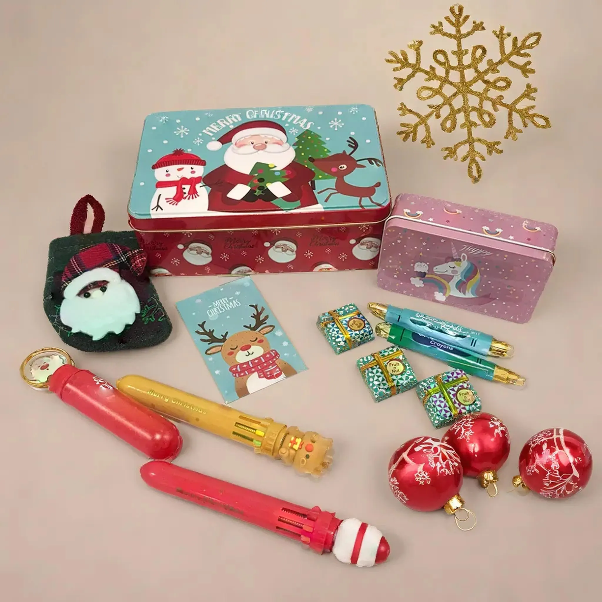 Snaxup Santa Tin Gift Box