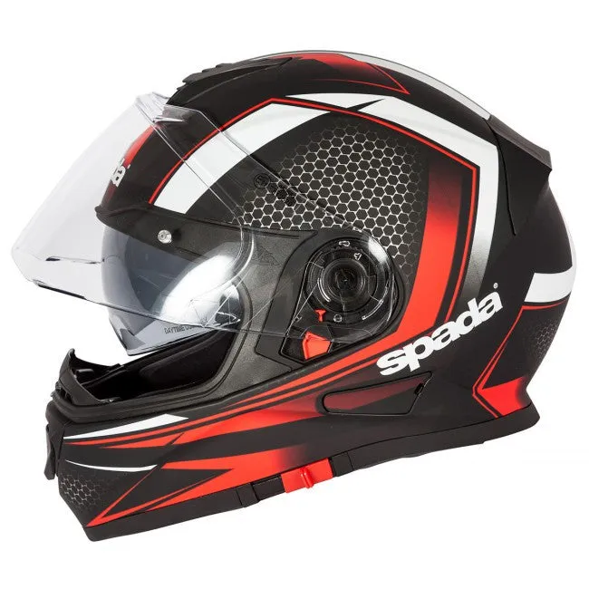 Spada RP-One Full Face Helmet - Renegade White/Red