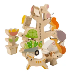 Stacking Garden Animal Set Wooden Stacking Game