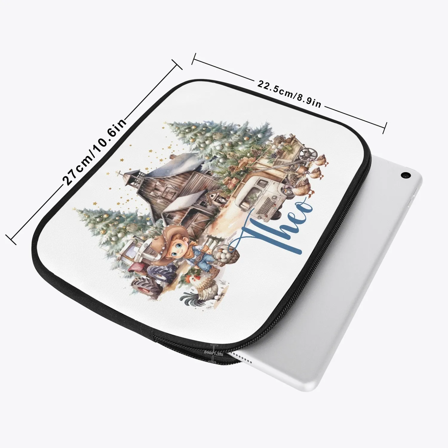 Tablet Sleeve - Country Cowboy, Personalised