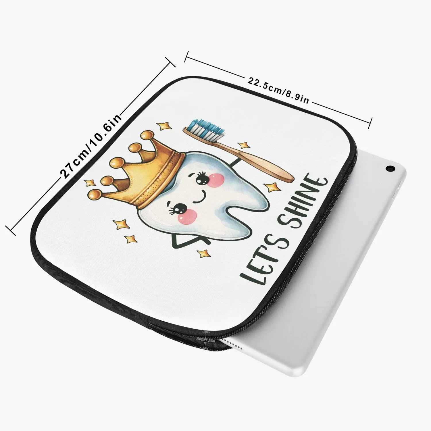 Tablet Sleeve - Dentist - Tooth - Let's Shine