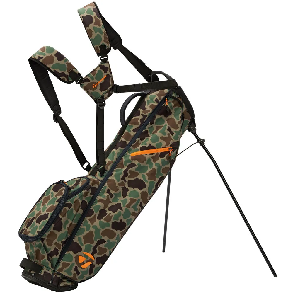 TaylorMade Flextech Carry Stand Bag - Camo Orange