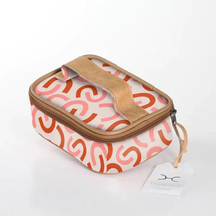 Thandana Laminated Fabric Single Toiletry Case