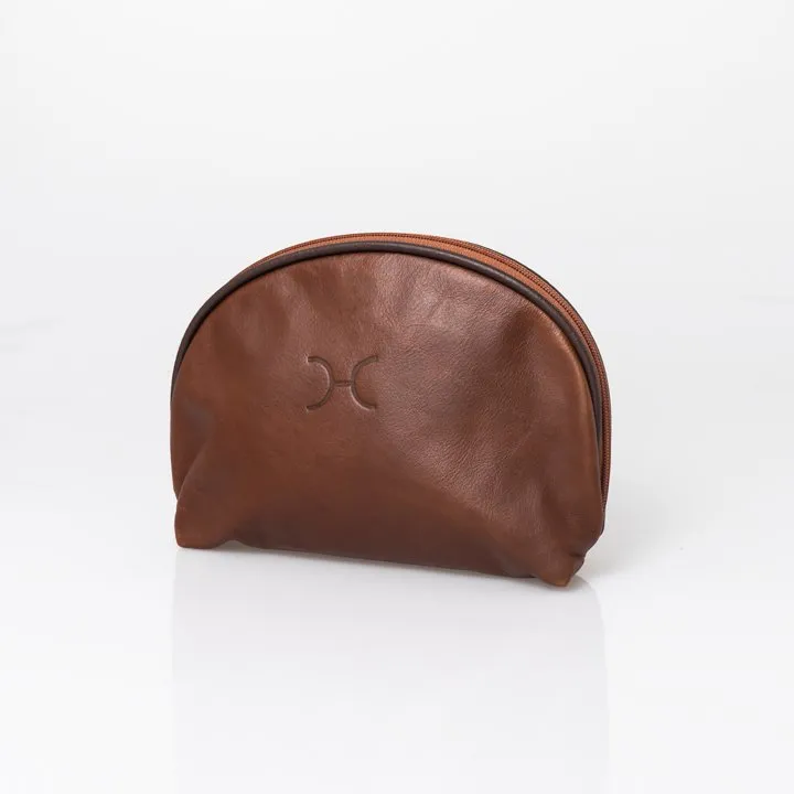 Thandana Leather Big Mouth Case | Tobacco