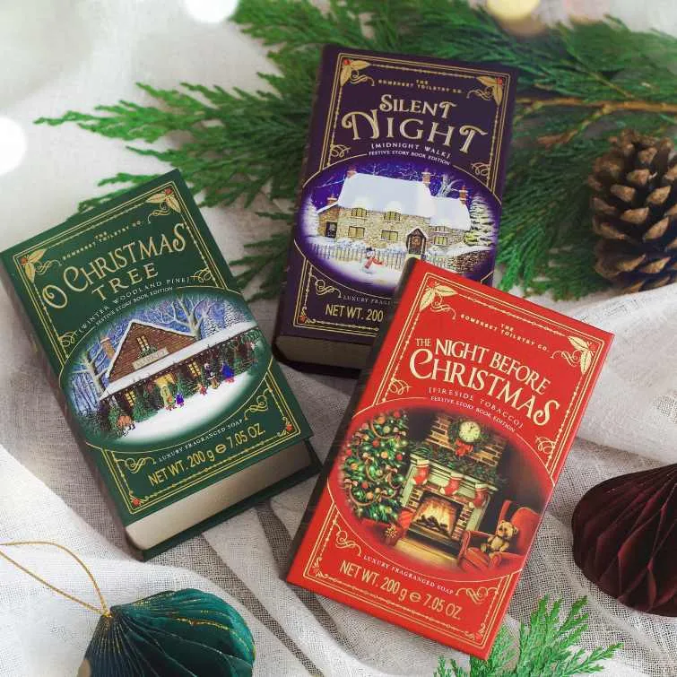 The Somerset Toiletry Co Christmas Story Book Soaps (Choice of 3)