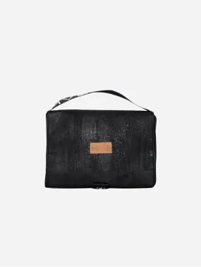 The Vegan Cork Toiletry Bag | Black