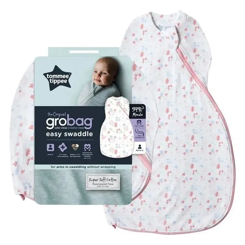 Tommee Tippee Sleeping Bag for baby 1.0 tog - Pretty petals 0-4 months pink