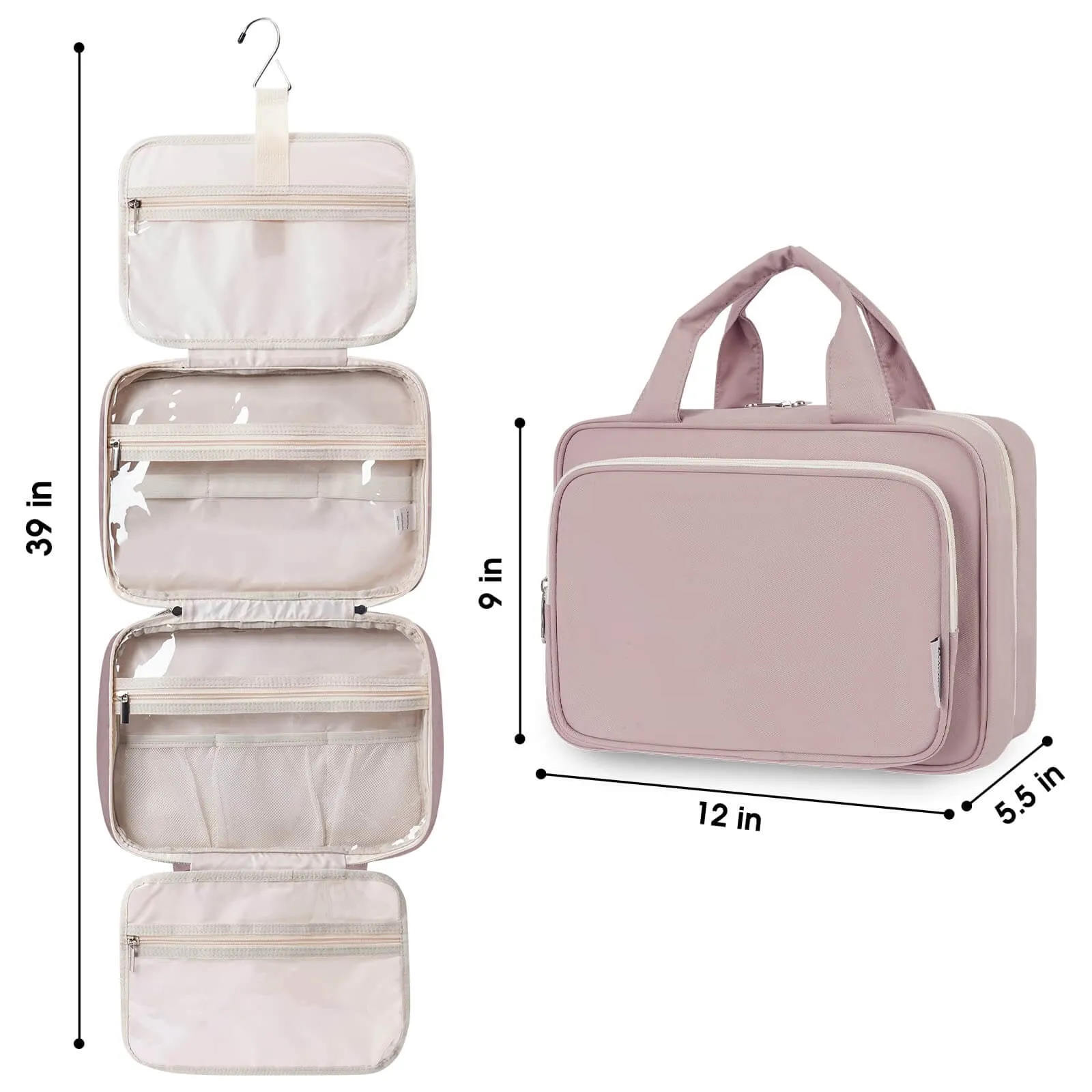 Travel Hanging Toiletry Bag Large/Medium Size