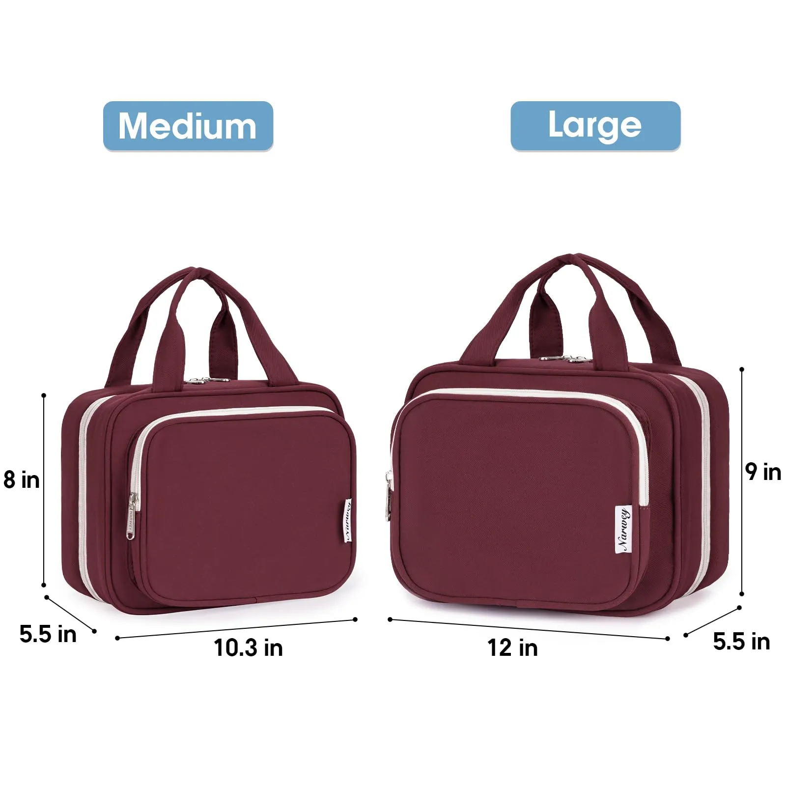 Travel Hanging Toiletry Bag Large/Medium Size