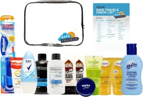 Travel Toiletries Set Travel Size Toiletries for Women Mini Travel Toiletries - Mini Toiletries Holiday Essentials Travel Minis - Mini Toiletries for Women - Travel Essentials Toiletries Hospital Bag