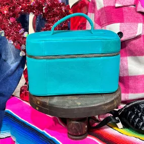 Turquoise Toiletry/ Jewelry Travel Bag