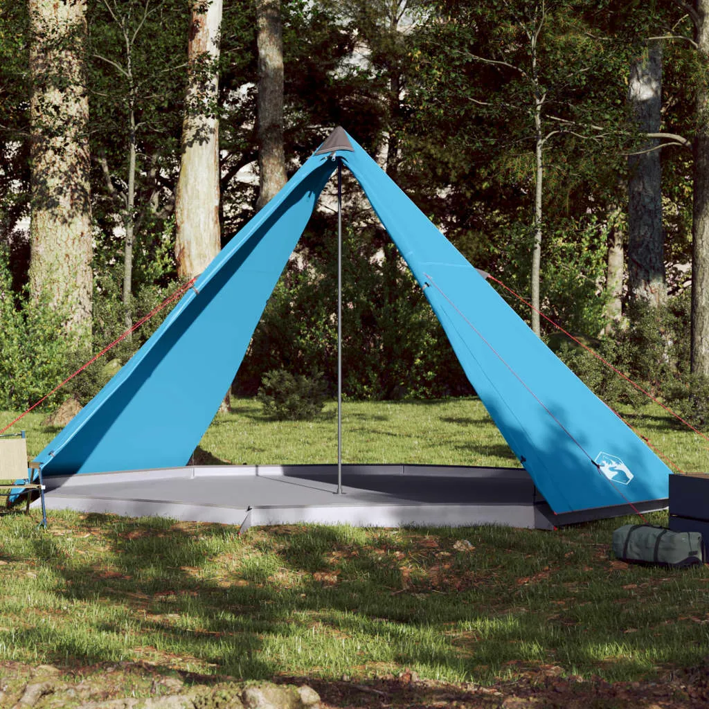 vidaXL Family Tent Tipi 8-Person Blue Waterproof