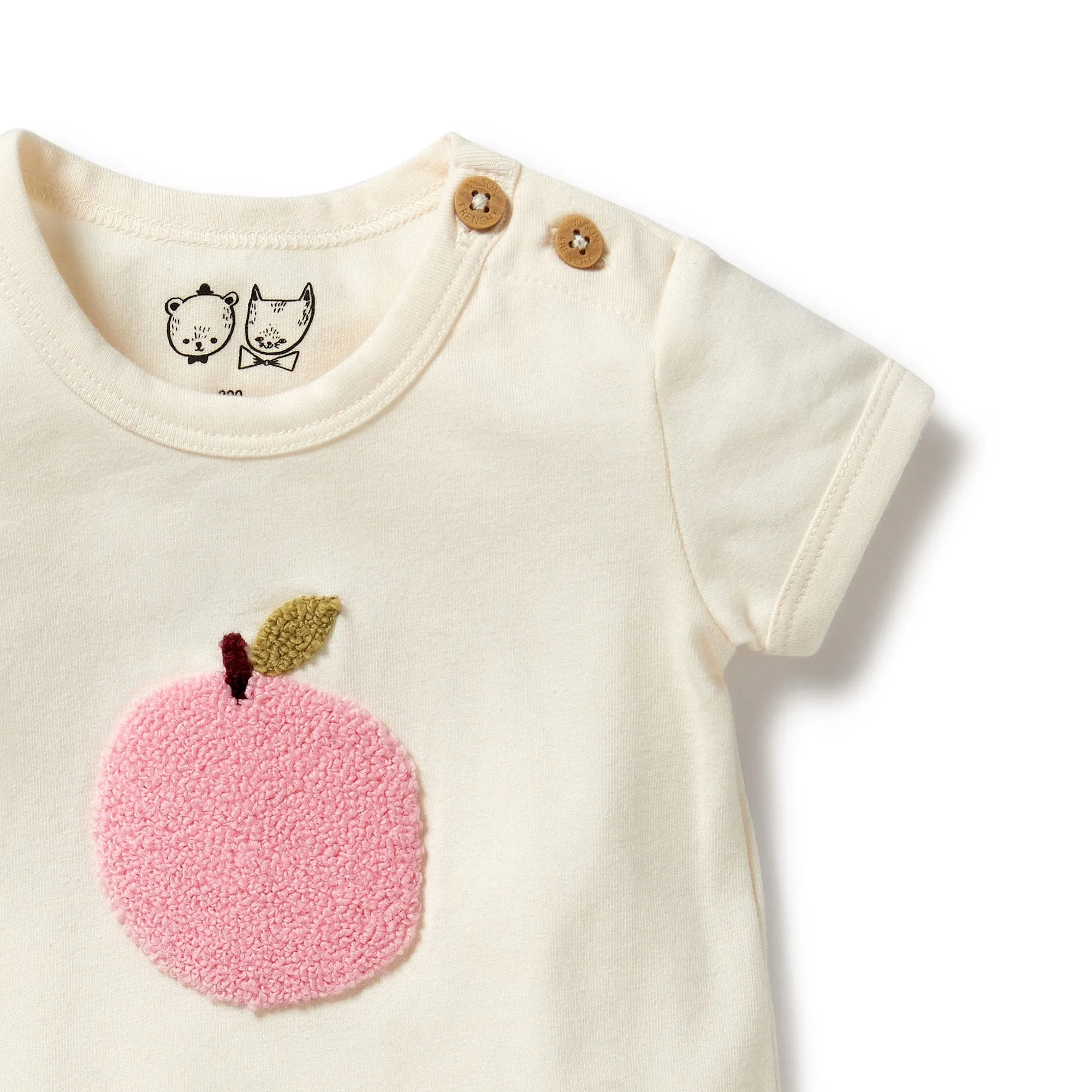 WILSON & FRENCHY PEACHY ORGANIC BODYSUIT