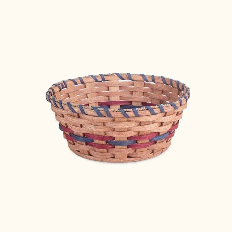 Woven Fruit & Bread Basket | Round Wicker for Home or Restaurant