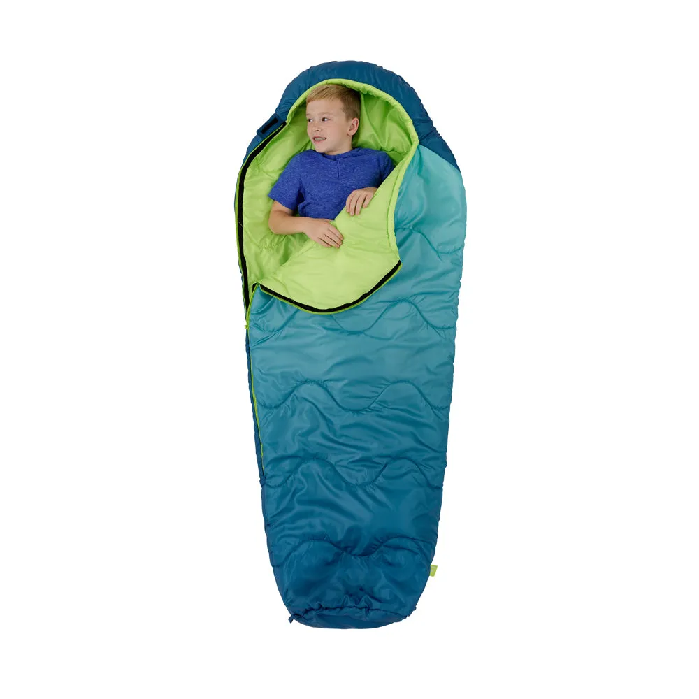 Youth Mummy Kids' Sleeping Bag - Blue/Green