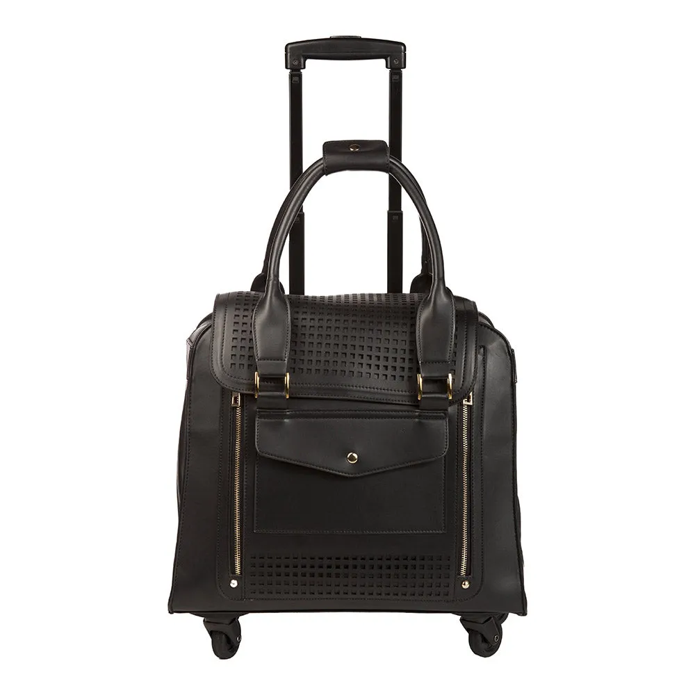 Zadie Rolling Carry On Luggage Black